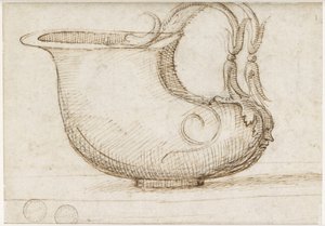 An Antique Vessel (verso) by Pietro Perugino